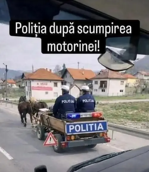 cum circula politia dupa scumpirea benzinei