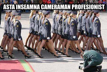 Ce inseamna un cameraman profesionist