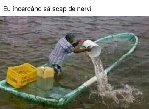 cum incearca un barbat sa scape de nervi