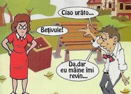 intalnirea dintre un betiv si o urata