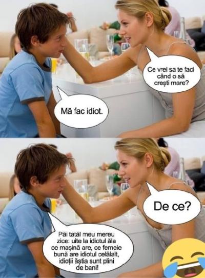 ce vrea sa se faca un copil cand o sa fie mare