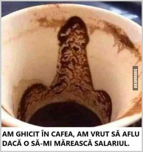 ce a iesit la ghicitul in cafea