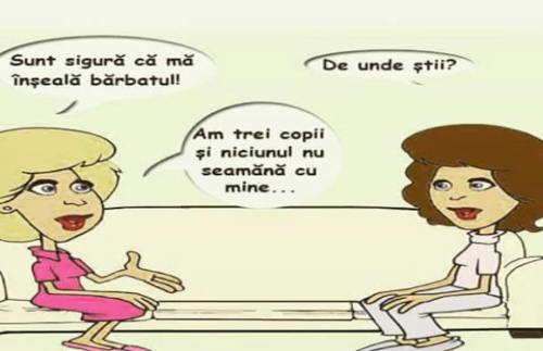 de unde stie sotia ca barbatul o inseala