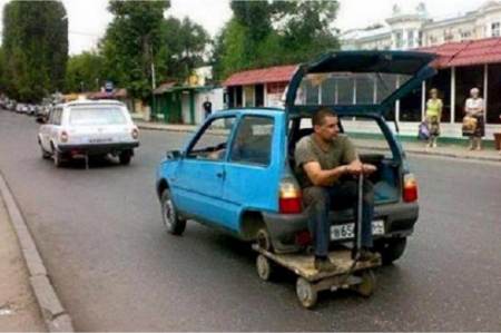 cum se merge in Rusia cu masina stricata