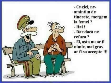 ce se poate intampla daca doi pensionari merg la femei