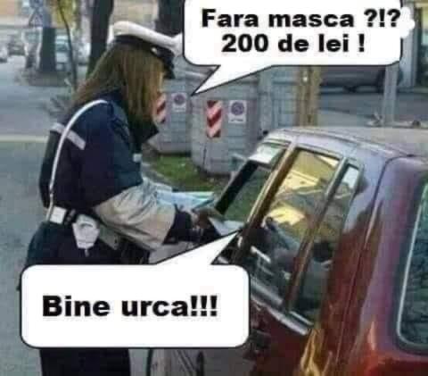 discutie intre o politista si un sofer