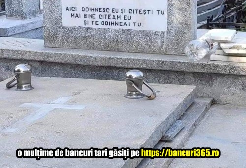 ce scrie pe un mormant