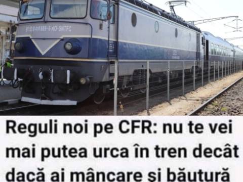 Ce a pățit un călător urcat in tren