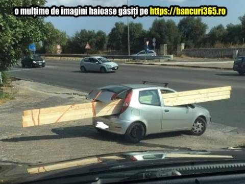 Ce lucruri cară Dorel, cu mașina