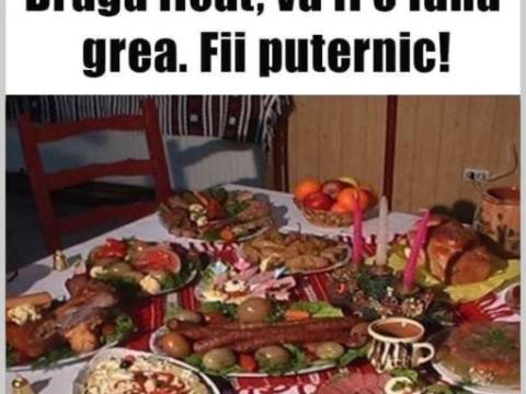 Urătură după sărbători &icirc;mbelșugate 