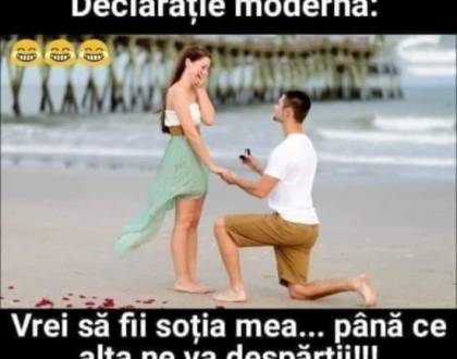 Cererea in căsătorie a unui t&acirc;năr