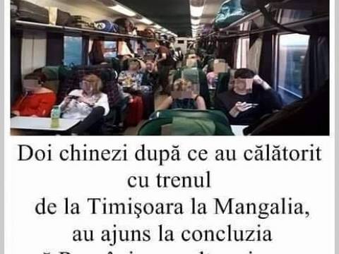 Discutie in compartimentul unui tren