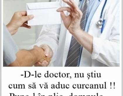 Care medici nu iau spaga de la pacient