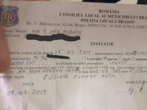 Invitatie scrisa pentru conducatorul lui Wolzvagin