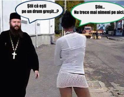 Cum salută un preot femeile