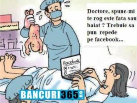 Explicatiile fiicei cand tatal isi deschide cont de facebook