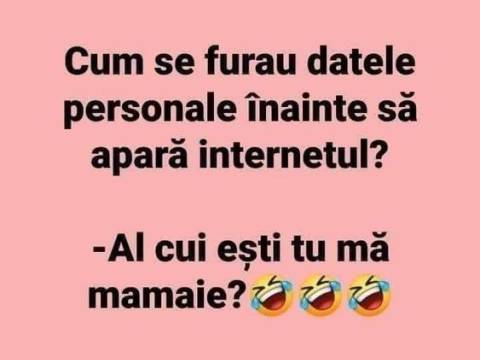 Cum se furau datele personale inainte de aparitia internetului