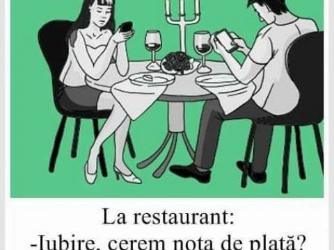 Cum se descurca un orb intr-un restaurant