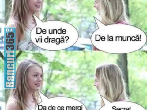 Ce banc ii spune un angajat sefului lui
