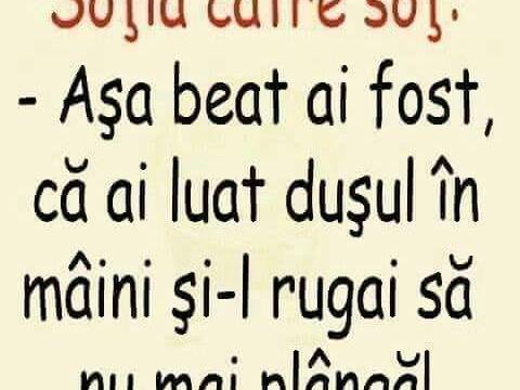 Ce a făcut un bărbat care a venit beat acasă