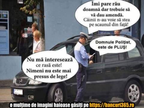 Bancul zilei - cum se tepuieste un politist