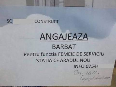 Cati oameni lucreaza intr-o firma