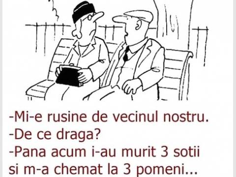 De ce unui barbat ii este rusine de vecini