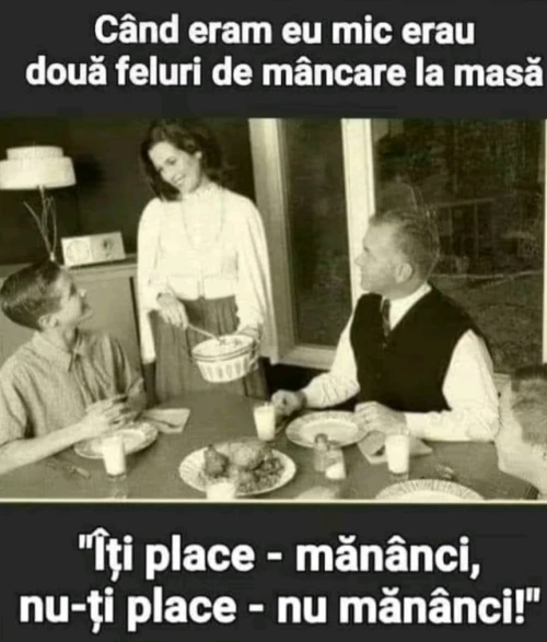 cate feluri de mancare erau cand eram mici bancuri 365