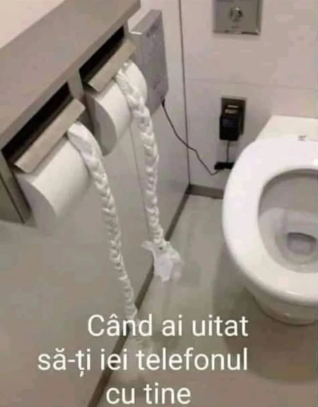 ce faci la baie cand uiti telefonul
