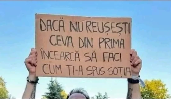 ce sfat primeste un barbat ca sa reuseasca