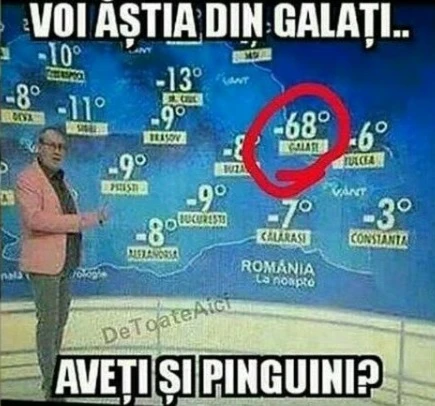 ce temperatura era la Busu