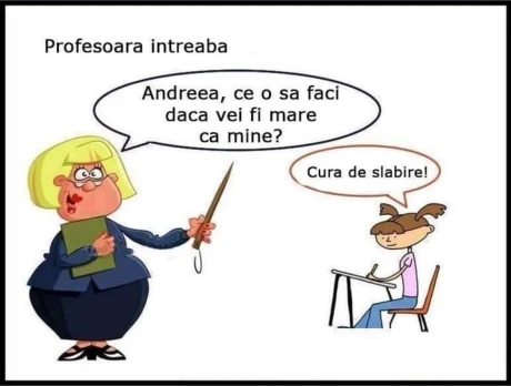 ce vrea sa faca o eleva cand va fi mare