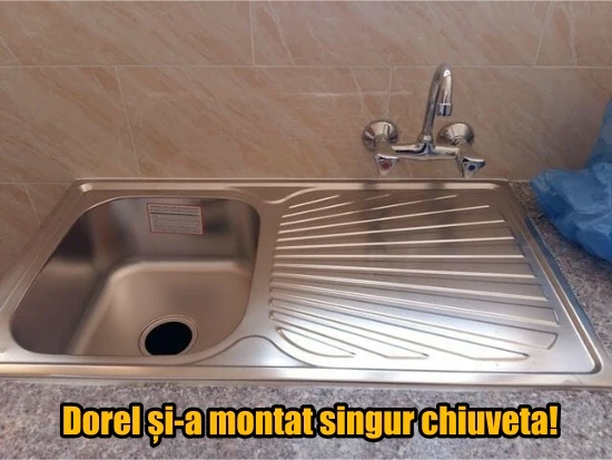 chiuveta montata de dorel