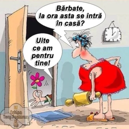 cu ce vine barbatul acasa