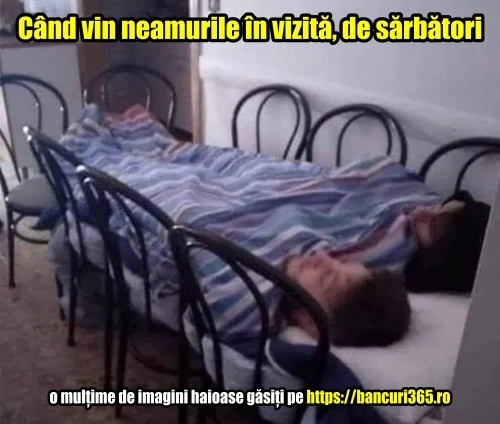 cum dorm neamurile cand vin in viziya de sarbatori