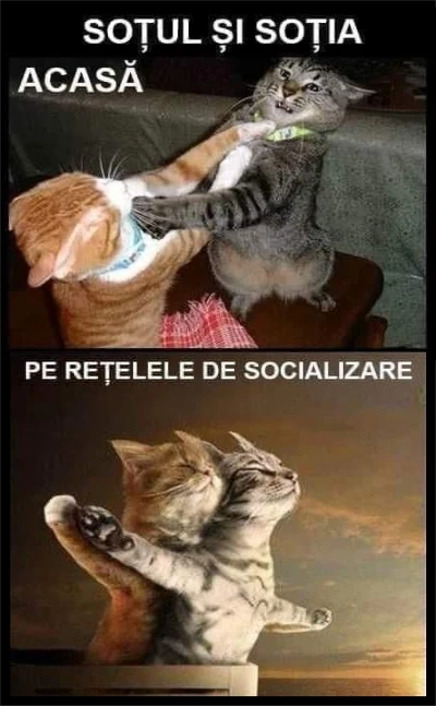 cum e familia acasa si cum e pe retelele sociale