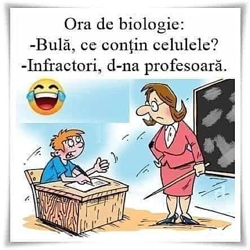 cum raspunde Bula la ora de biologie