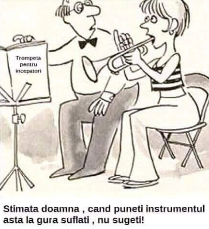 cum se sufla in trompeta
