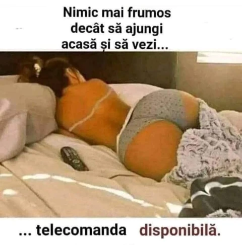 de ce se bucura un barbat cand ajunge acasa bancuri