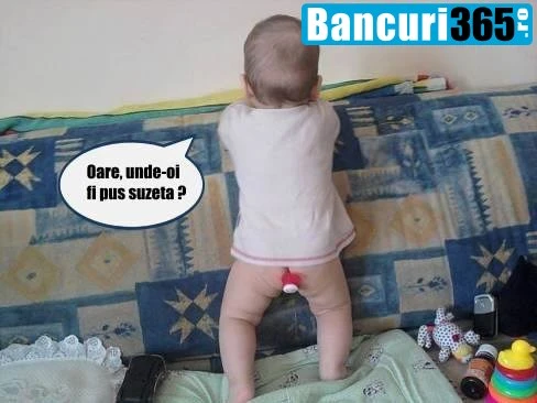 unde a pierdut un copil suzeta